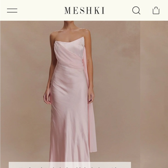 Meshki Pink Evening Gown - Picture 1 of 5